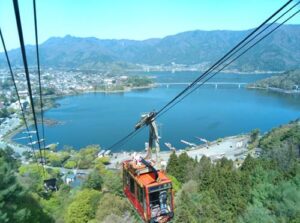 Take a scenic cable car ride for panoramic views of the region